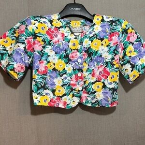 Vintage smart set crop top size M